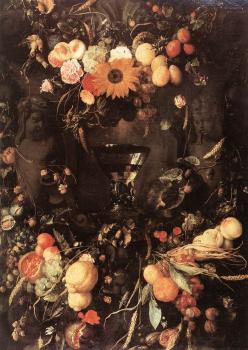 讓 達維德玆 德 希姆 Fruit and Flower Still-life